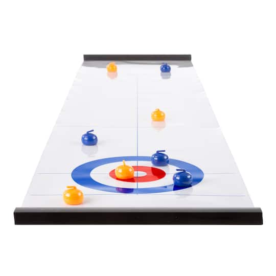 Toy Time Indoor Magnetic Roll Up Tabletop Curling Game